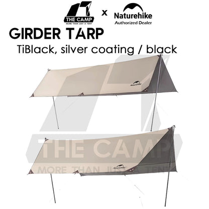 Naturehike Girder Shelter Tarp Flysheet UPF 12500+ PU5000mm Outdoor Camping Canopy Tent Awning Beach Sun Tent NH20TM006
