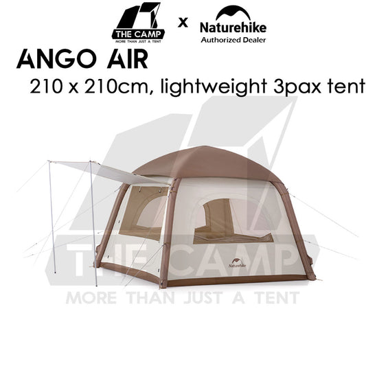 Naturehike Ango Air Tent Inflatable Outdoor Camping Silver Coated 3 Person Tent Quick Set Up CNH23ZP12002