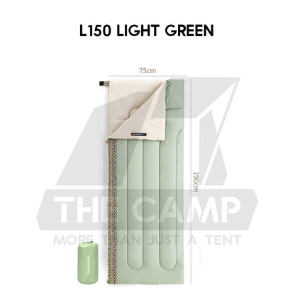 Naturehike Sleeping Bag Outdoor Camping Envelope U150 LW180 L150 F150 Cotton Ultralight Travel Portable