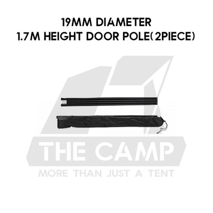 Blackdog Flysheet Pole Door Pole Tarp Pole 19mm 22mm 25mm 1.7m 2.4m 3m Tiang Khemah