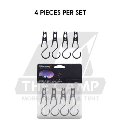 Shinetrip Flysheet Clip Hook Hanger Outdoor Camping Tent Awning Clamp Anti Slip Canopy Clips