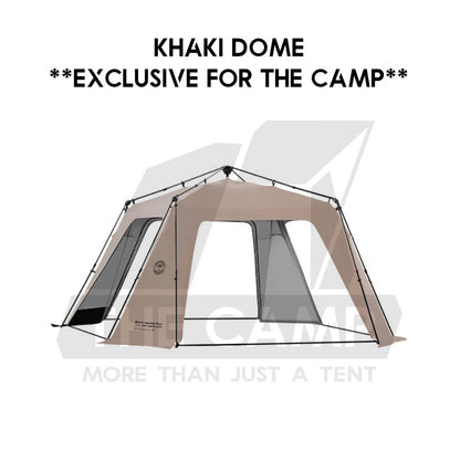 Shinetrip Auto Dome Shelter Tarp PU2000 Silver Coated Black Green Khaki Optional Door Cloth Mesh Net 3D Groundsheet Tent