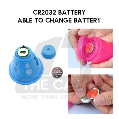 Camping Peg Warning Light Guard Cover Waterproof RGB Color Cup LED String Rope Tent Glow in Dark Flysheet Pole Nail