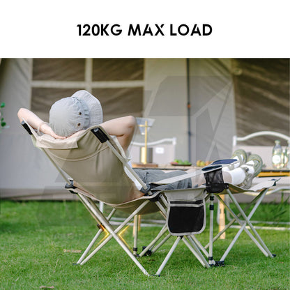 Naturehike Detachable 2 In 1 Lounge Chair T05J Recliner With Table Outdoor Camping Foot Rest Reclining CNK2350JJ011