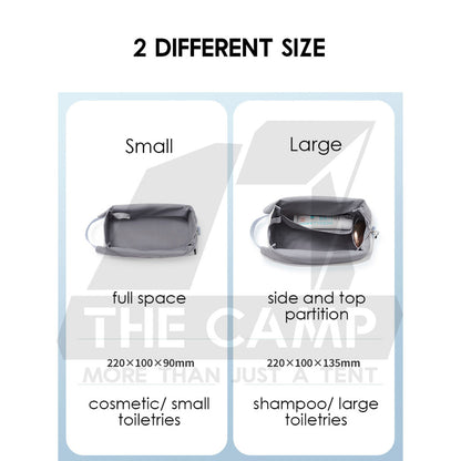 Naturehike Toiletry Bag Oxygen Series Splash Proof Outdoor Trip Wash Bag Travel Business Cosmetic Beg Black CNK2450XB024