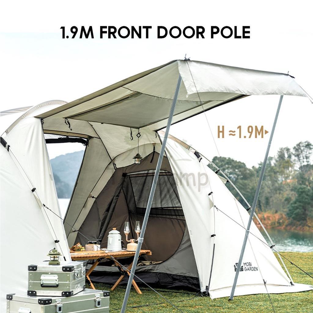 Mobi Garden Shijia SJ4 Tent 1 Hall 2 Room Large 4 People Quick Fast Rainproof Outdoor Camping Nail Pole Chair Naturehike