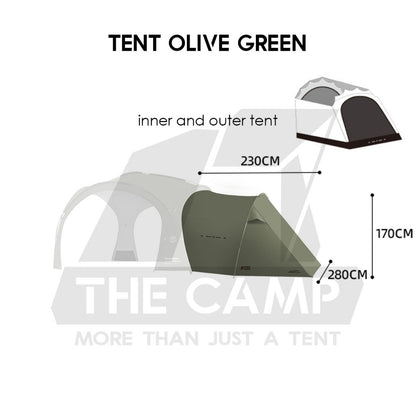 Shinetrip Dome Shelter V2 Tarp PU3000 Silver Coated Black Khaki Green Door Cloth Zip Mesh Net Flysheet Tent