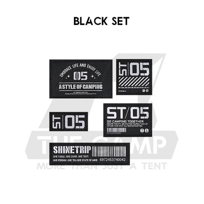 Shinetrip Tactical Gas Cover / Sleeve Outdoor Bottle Butane Protective Cover Case Black Cylinder Holder Velcro Patch
