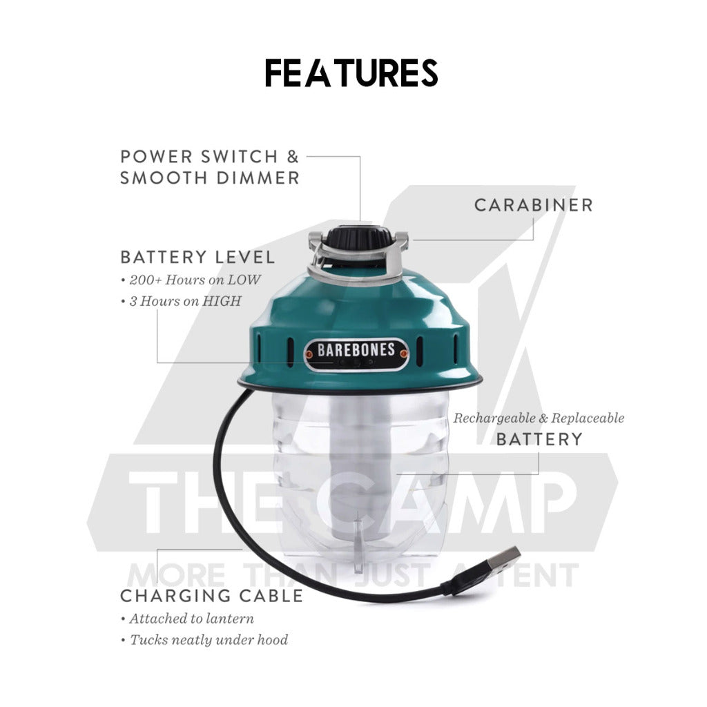 Barebones Beacon Hanging Lantern Light Outdoor Camping Lamp Light USB Rechargeable Lighting LED Lantern