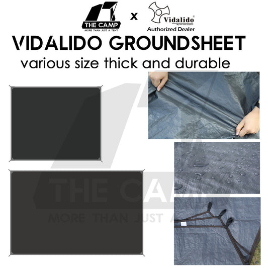 Vidalido Groundsheet for Tent Cabin XL Plus Poon Saan An Saan Teepee MS MX PRO Vicore Mini Large Thick Camping Mat PE