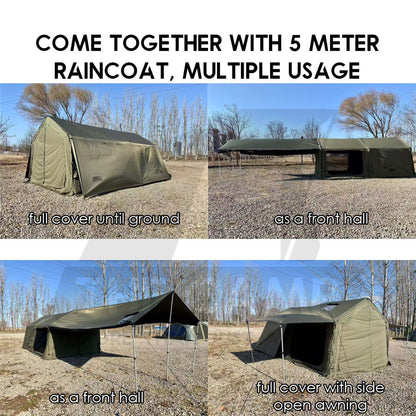 Spark MARS08 Air Tent 8+8m2 Large Space MARS Army Green Camo Black Dark Gray Grey Tactical Equivalent Coody 8.0 PRO