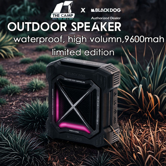 Blackdog x Lovork Outdoor Speaker Limited Edition with RGB TWS 5.3 Bluetooth Deep Low Bass High Volume CBD2450PJ021