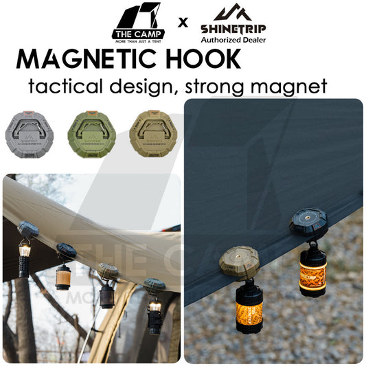 Shinetrip Magnetic Hook Tactical Design Strong Flysheet Tarp Tent Magnet Clip Hanger Light Lamp Pole Tripod Hamburger