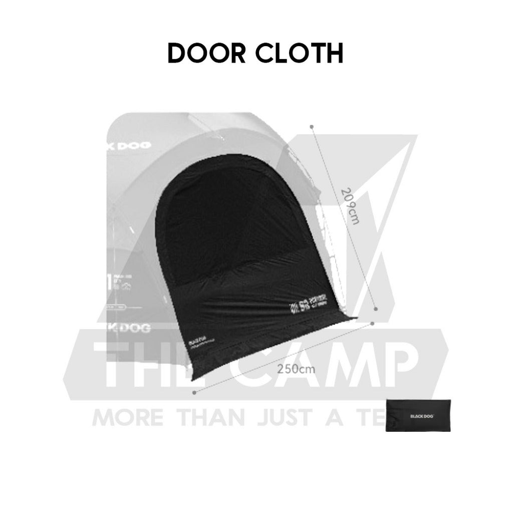 Blackdog Manual Dome Shelter with optional Tent Flysheet Car Connector Groundsheet Door Cloth Mesh CBD2550WS010