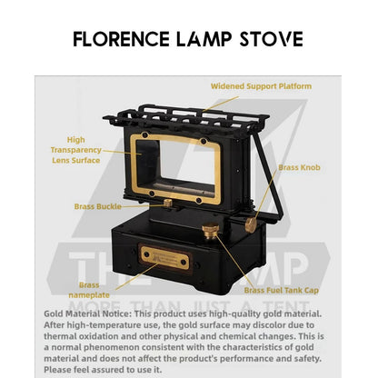 Wellhike SWS Fire Viewing Furnace Fire Dance View Oil Lamp Stove Outdoor Camping Florence Light Firedance