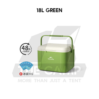 Naturehike Portable JY PU Cooler Box 5L 18L Ice Box Camping Outdoor Picnic Refrigerator 48 hours Freezer CNK2450CF012