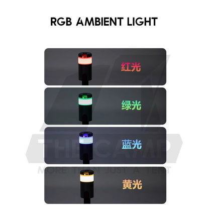 Optimus Prime Tripod Light RGB LED Telescopic Portable Ambient 6000mah Outdoor Camping Lamp Latern Lampu