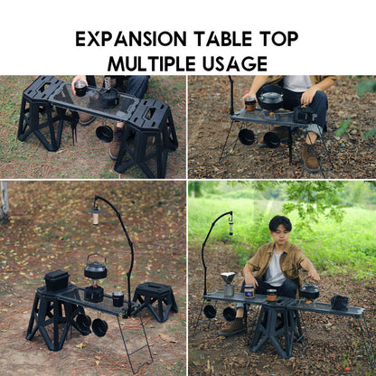 Military Style Camping Stool Outdoor Foldable Chair Folding Sleeve Bag Rack Japanese Style Flysheet Expansion Table Top