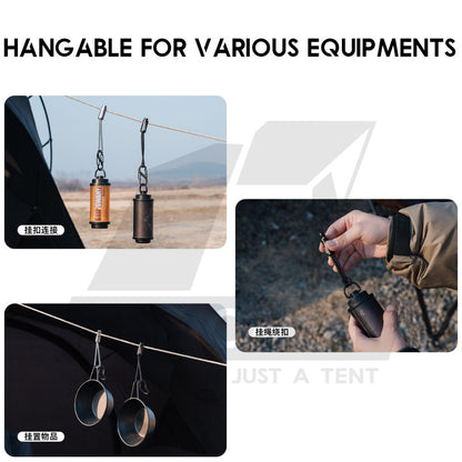 Shinetrip Paracord Hanging Clip Strap Tactical Style Spring Clips Multipurpose Hanging Rope Strap A515