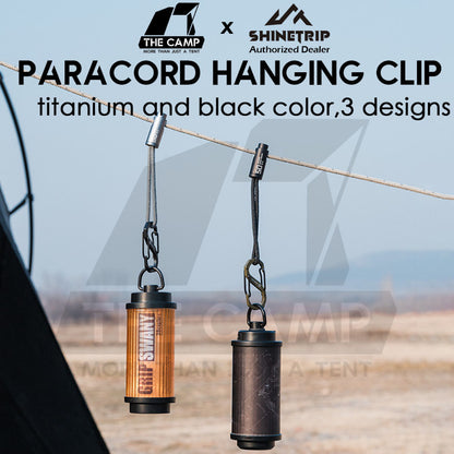 Shinetrip Paracord Hanging Clip Strap Tactical Style Spring Clips Multipurpose Hanging Rope Strap A515