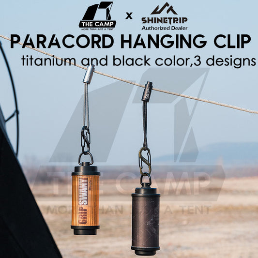 Shinetrip Paracord Hanging Clip Strap Tactical Style Spring Clips Multipurpose Hanging Rope Strap A515