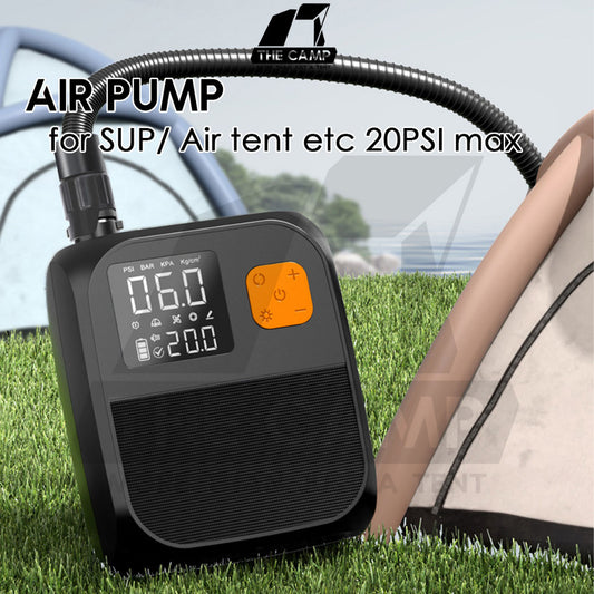 Air Pump for Air Tent SUP Board Air Bed 20PSI 8000mah Portable Electric Car Ciggy Plug