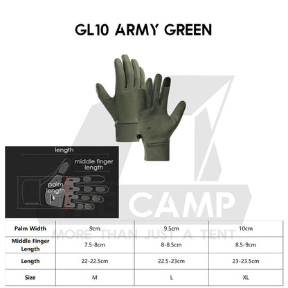 Naturehike Glove Non Slip Touch Screen Outdoor Sport Cycling Climbing Hiking Trekking NH21FS035 NH20FS032 NH19S005-T