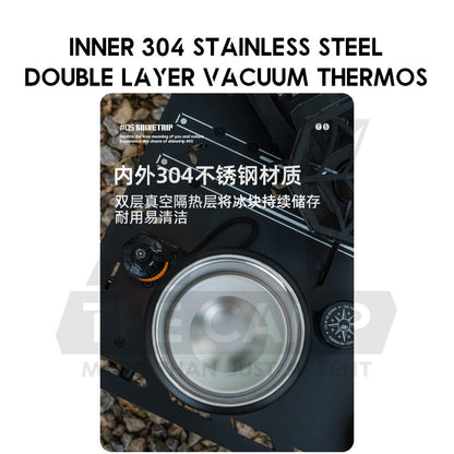 Shinetrip 2L Thermos Bottle 48 Hours Cooling 304 Stainless Steel Portable Outdoor Camping Travel Ice Bucket Case