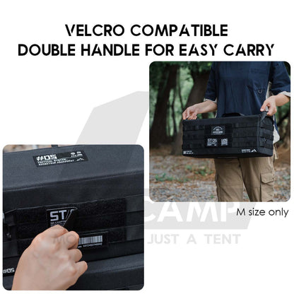 Shinetrip Tactical Storage Bag XS S M Size Outdoor Camping Molle System Kermit Chair Side Pouch Cup Holder