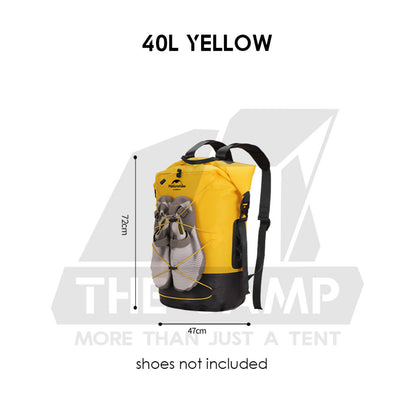 Naturehike Waterproof Backpack 20L 30L 40L Outdoor TPU Dry Wet Separation Storage Bag Ultralight Hiking Beach NH21FSB04