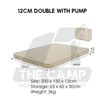 Naturehike 3D Sponge Bed 12cm 11cm Mattress Auto Inflate Inflatable Pad Tilam YuGu C12 CNK2300WS011 CNH23DZ10002
