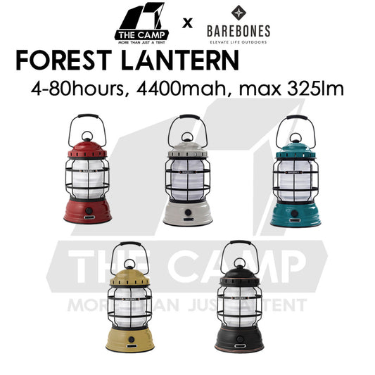 Barebones Forest Lantern Outdoor Camping Lamp Light USB Rechargeable Lighting LED Lantern
