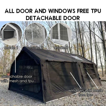 Spark MARS08 Air Tent 8+8m2 Large Space MARS Army Green Camo Black Dark Gray Grey Tactical Equivalent Coody 8.0 PRO