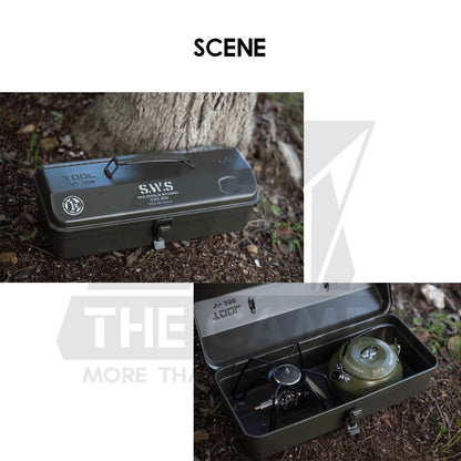 Wellhike SWS Tactical Tool Box Optional PU Handle Wood Plate Inner Bag Kettle Soto Stove Outdoor Camping Storage Case