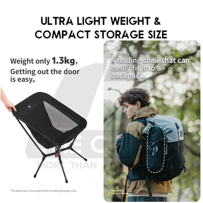 Naturehike Quick Open Moon Chair YL01 Yamami Ultra Lightweight Outdoor Camping Hiking Kerusi CNK2550JJ013