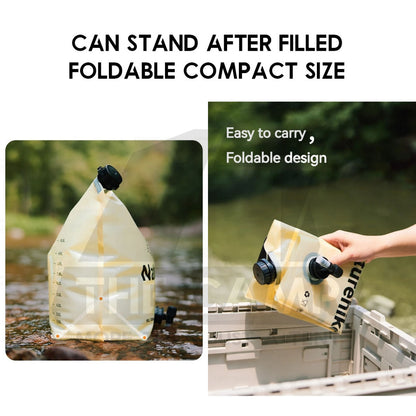 Naturehike 10L Water Bag Bucket Foldable Folding Outdoor Camping Container Foodgrade Beg Air CNK2450CF027