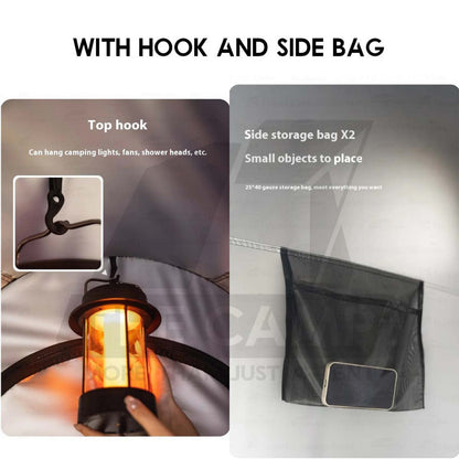 Blackdog Changing Shower Tent Travel Bathroom Outdoor Camping Portable Toilet Waterproof Flysheet Tarp CBD2550WS014