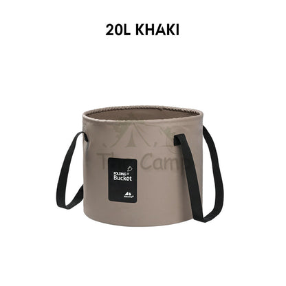 Shinetrip 10L 20L Foldable Water Round Bucket Outdoor Camping Folding Picnic Washbasin Portable Water Storage Container