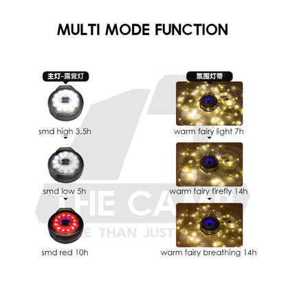 Blackdog LED Roller Fairy Light Fast Pull Bulb Ball String 10m Outdoor Camping Wedding Decoration CBD2450ZM017