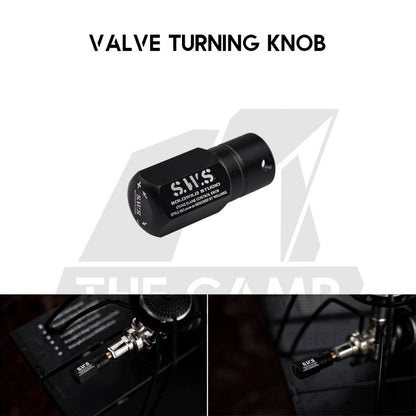 Wellhike SWS Spider Stove with Accessories Black Titanium Windshield Valve Turning Knob Regular Assist Bag Plate Rack