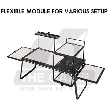 Shinetrip IGT Combination Table Module Accessories Plate Dish Rack Soto Stove Lamp Pole Spider Star Panel Tea Tray