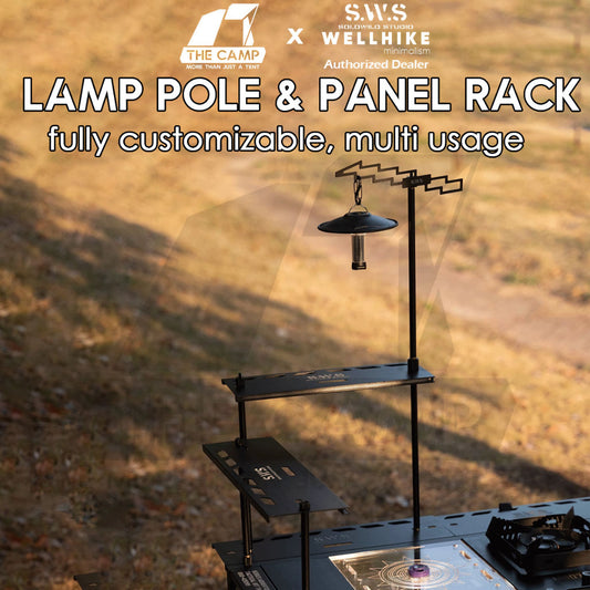 Wellhike SWS Lamp Pole & Panel Rack Connector For IGT Table Customisable Module