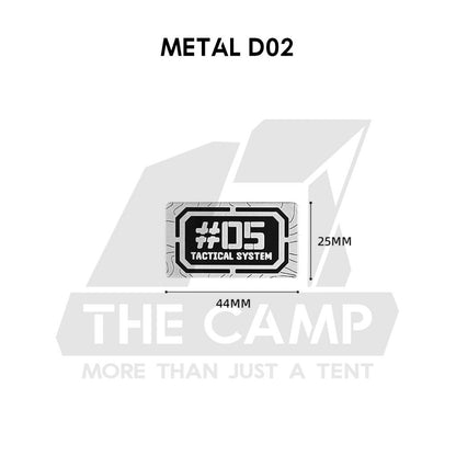 Shinetrip ST05 Tactical Velcro Patch Nylon Metal Military Badge Sticker Outdoor Camping Gas Cover Sleeve Chair Table Bag