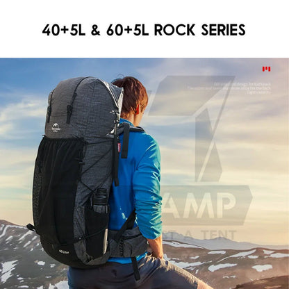 Naturehike Hiking Backpack Bag 40L+5L 60L+5L 70L+5L Climbing Waterproof with Rain Cover NH70B070-B NH19BP095 NH20BB113