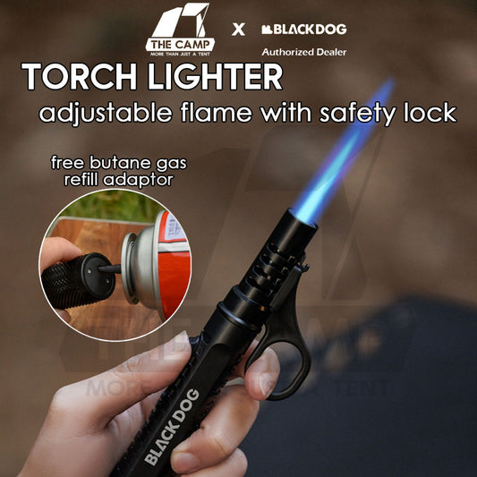Blackdog Torch Lighter Blue Jet Flame Gun Outdoor Camping Butane Gas Burner Portable Pemetik Api CBD2550PJ010