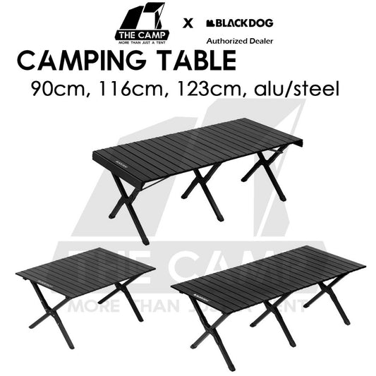 Blackdog Camping Table Folding Foldable Black Egg Roll Outdoor Aluminium Carbon Steel CBD2550JJ032 CBD2550JJ012