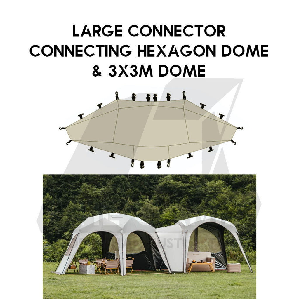 Naturehike Hexagon Auto Dome Shelter Accessories Quick Opening Tent Canopy Flysheet Door Mesh TPU Cloth CNK230WS014