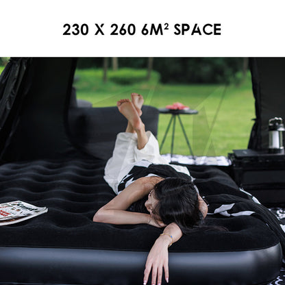 Blackdog Star Chaser 5.9 Auto Tent Outdoor Camping 1 Room 4 Hall Flysheet Vicore Village 6 Black  CBD2450WS028