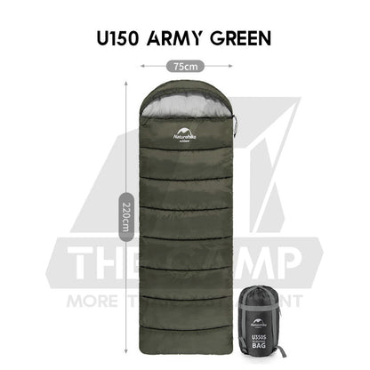 Naturehike Sleeping Bag Outdoor Camping Envelope U150 LW180 L150 F150 Cotton Ultralight Travel Portable