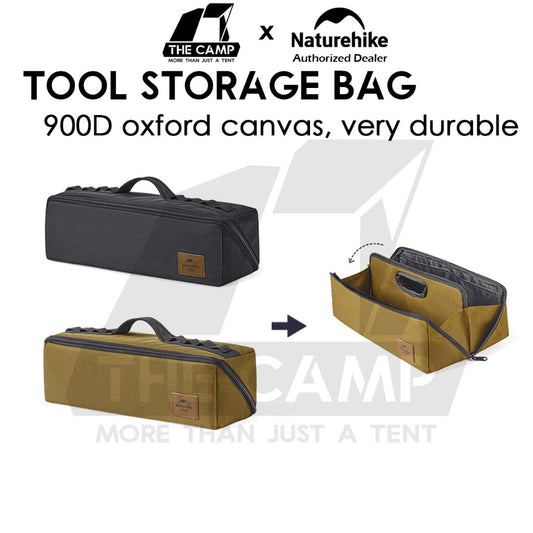 Naturehike Tool Storage Bag 900D Oxford Cloth Durable Outdoor Camping Folding Sundries Peg Beg with Partition CNH22SN018